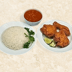 Best Fried Chicken With White Rice/ Pollo Frito Con Arroz Blanco Y Habichuelas in Passaic, NJ