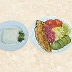 Best Steamed Fillet of Fish W Green Salad/Filete de Pescado al Vapor Con Ensalada verde in Passaic, NJ