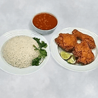 Best Fried Chicken w Rice and Beans/Pollo Frito con Arroz y Habichuelas in Passaic, NJ