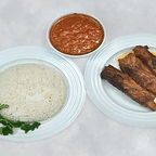 Best Oven Baked Pork Ribs w Rice and Beans/Costillas De Cerdo Al Horno con Arroz y Habichuelas in Passaic, NJ